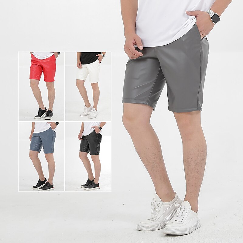 Men's Outdoor Casual Fashion Vacation Breathable Comfortable Light Plain Pocket Long Shorts