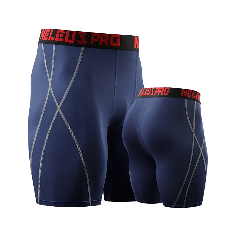 Men's Running Compression Shorts Bottoms Athletic Breathable Moisture