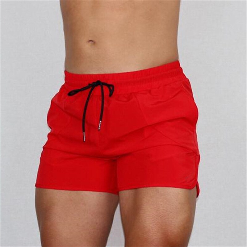 Men's Athletic Casual Shorts Pocket Drawstring Elastic Waist Plain Comfort Quick Dry Outdoor Shorts