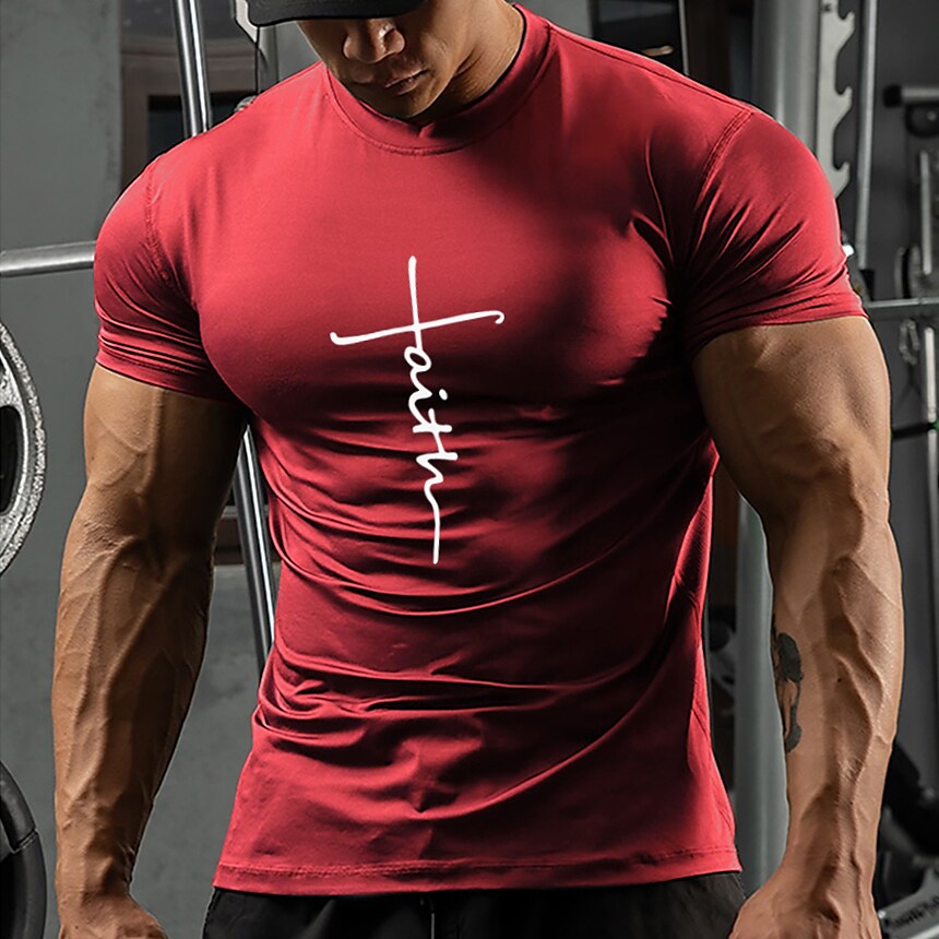 Men's Compression Shirt Running Shirt Short Sleeve Base Layer Athletic