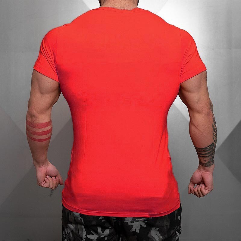 Men's T shirt Tee Solid Color Square Neck Casual Short Sleeve Cotton Sports Fashion Lightweight Muscle Top