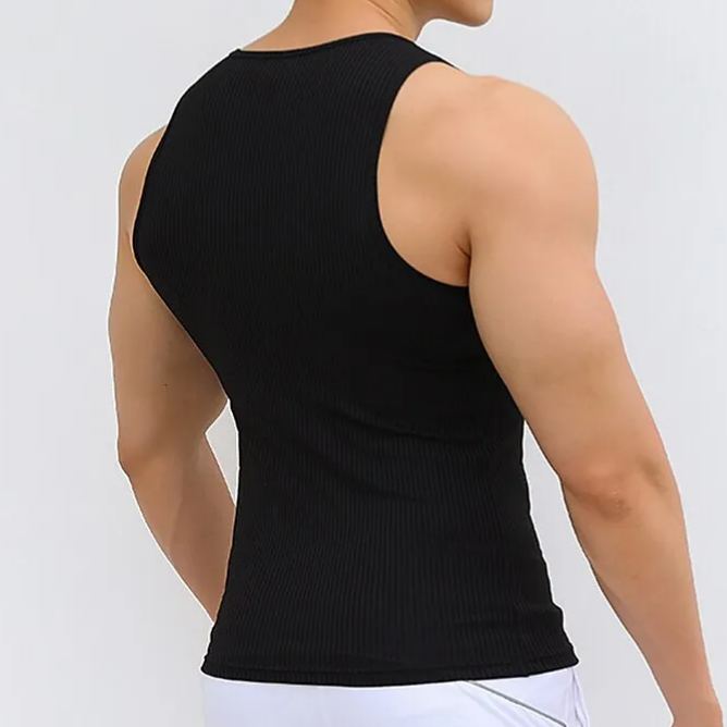 Men's Running Tank Top Workout Tank Sleeveless Tank Top Athletic Breathable Moisture Wicking Soft Gym Workout Running Active Training Sportswear Activewear Solid Colored Black White Pink