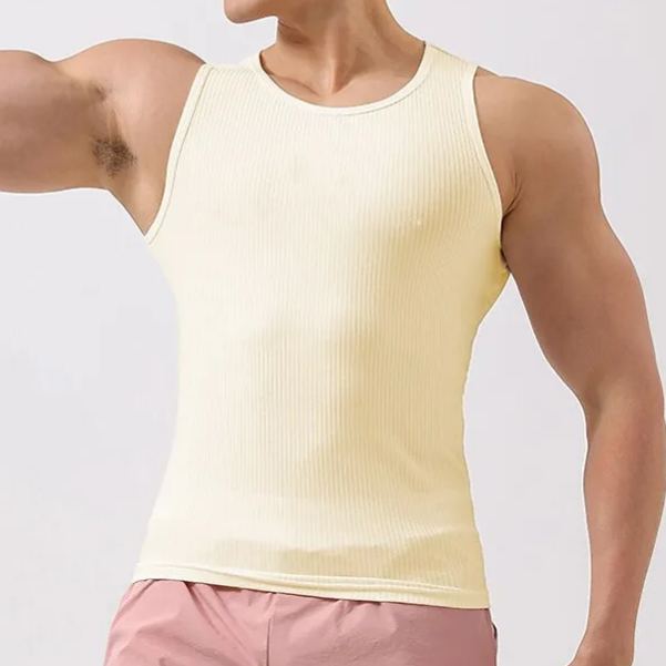 Men's Running Tank Top Workout Tank Sleeveless Tank Top Athletic Breathable Moisture Wicking Soft Gym Workout Running Active Training Sportswear Activewear Solid Colored Black White Pink