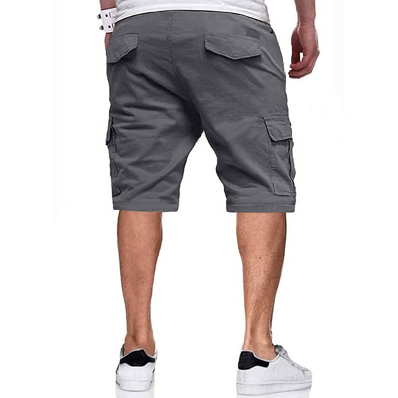 Men's Cargo Shorts Casual Shorts Pocket Plain Comfort Breathable Outdoor Daily Going out Casual Shorts 