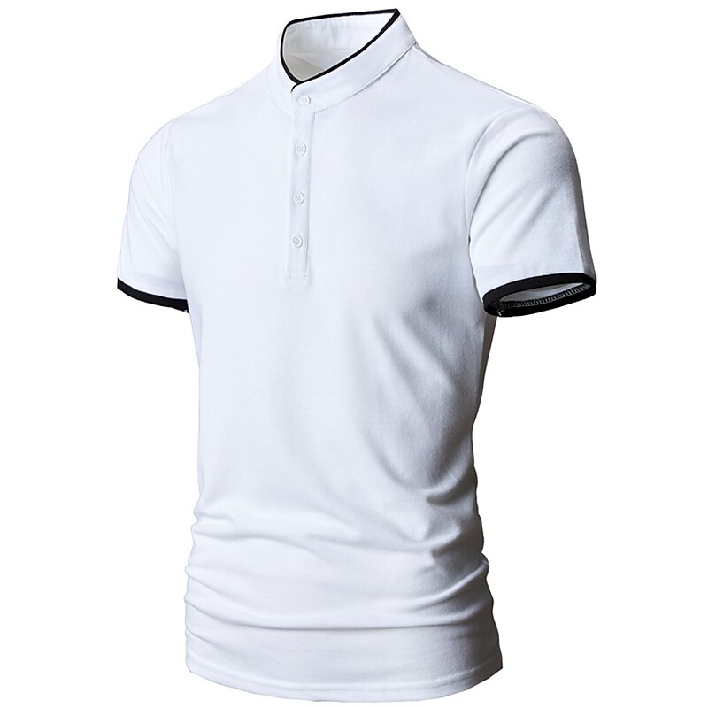 Men's T shirt Golf Shirt Hiking Tee shirt Short Sleeve Tee Tshirt Top Outdoor Breathable Lightweight Sweat wicking Quick Dry Cotton Blend Top