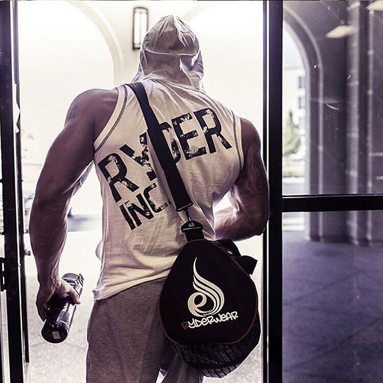 Men's Running Tank Top Workout Tank Pocket Sleeveless Athletic Cotton 