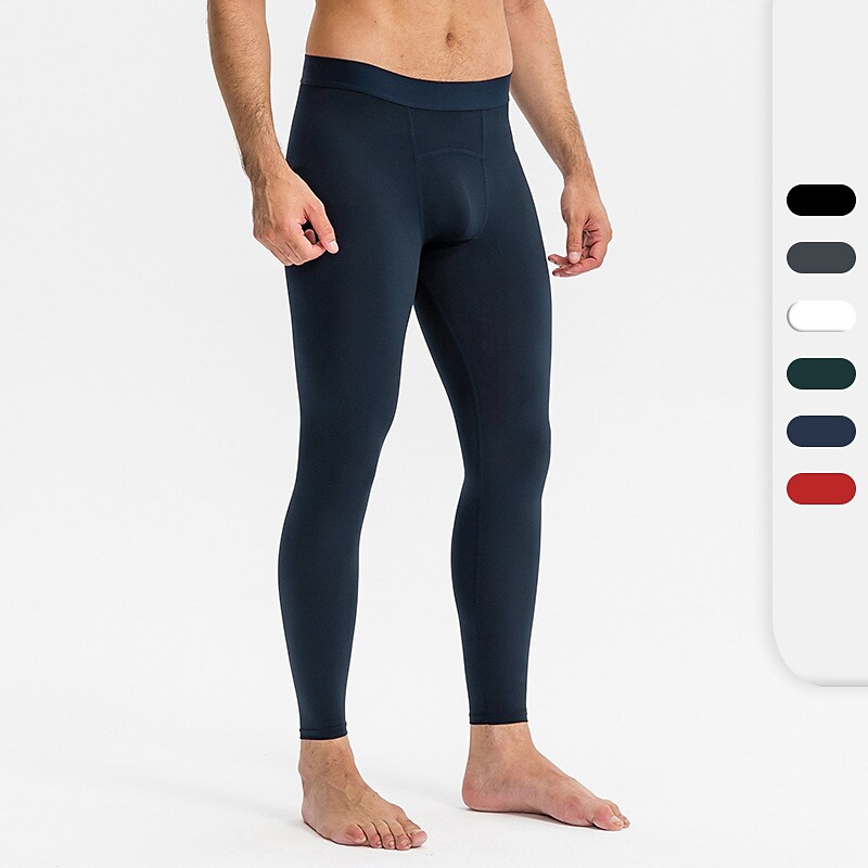 Men's Running Tights Leggings Base Layer Athletic Breathable Quick Dry Moisture Wicking Fitness Gym Workout Running Sportswear