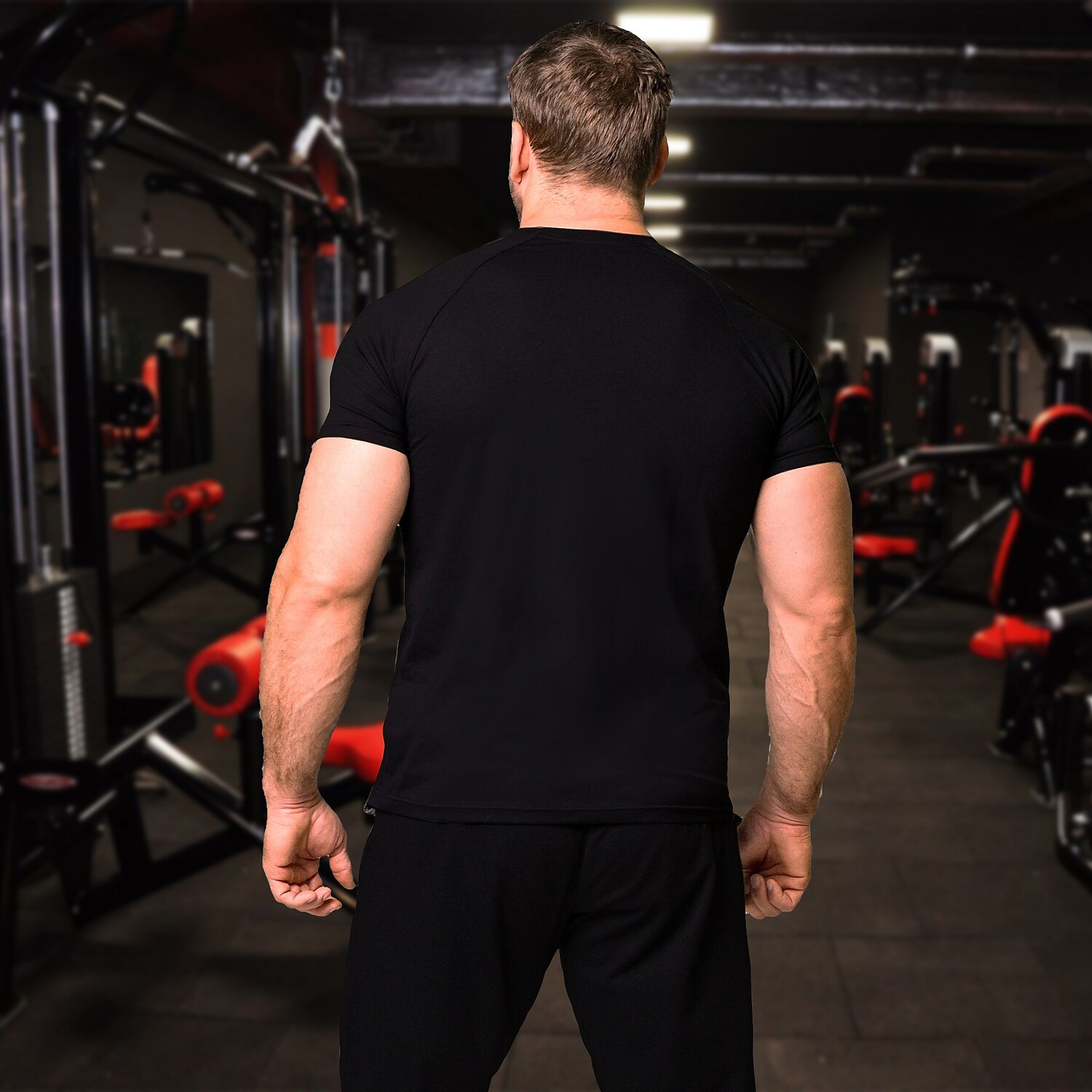 Men's Running Gym Short Sleeve T-shirt Athletic Breathable Wicking Sof