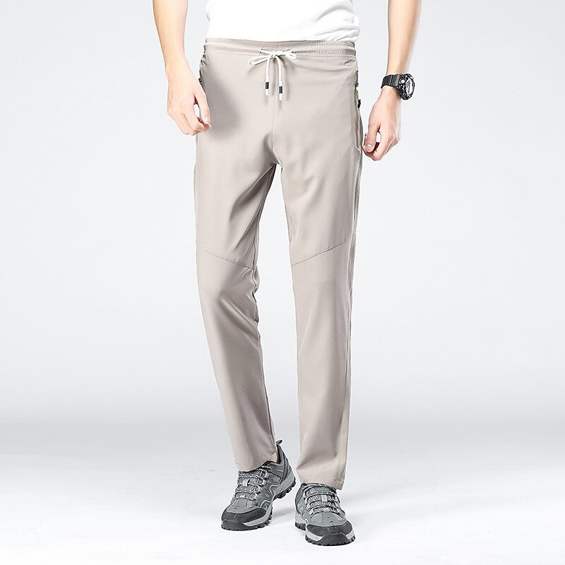 Men's Hiking Pants Trousers Waterproof Pants Outdoor Breathable Quick Dry Stretchy Comfortable Bottoms Drawstring Elastic Waist  Hunting Fishing Climbing 