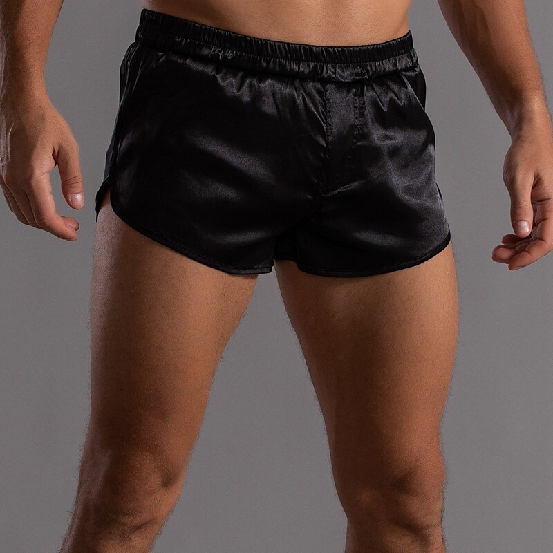 Men's Running Shorts Athletic Shorts Shorts Athletic Athleisure Breathable Moisture Wicking Soft Fitness Gym Workout Running Sportswear Activewear Solid Colored Silver Black White