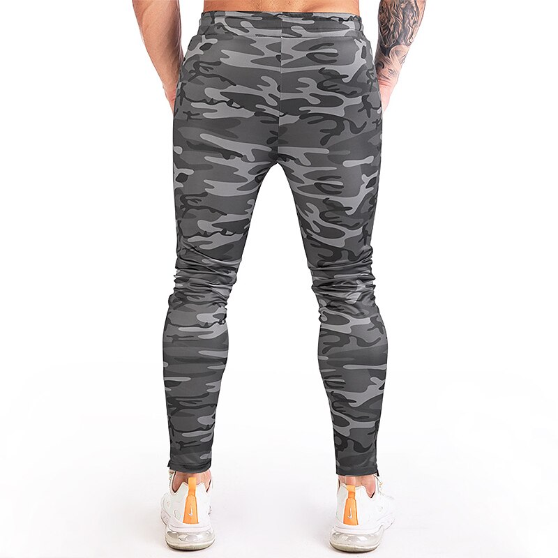 Men's Sweatpants Trousers Camo Pants Zip Leg Camouflage Comfort Breathable Outdoor Daily Going out Fashion Casual Joggers 