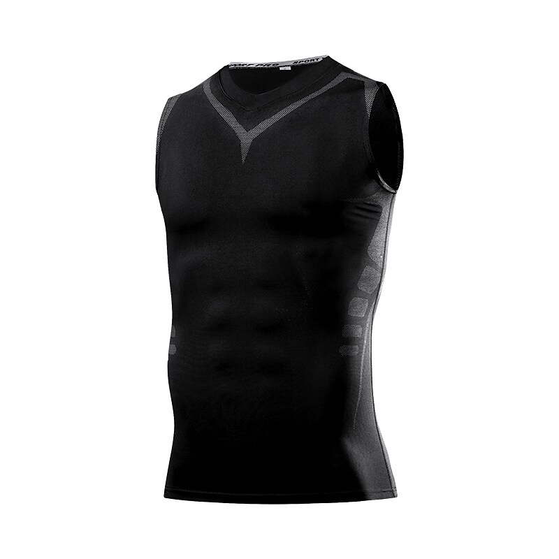 Men's Compression Tank Top Sleeveless Athletic Athleisure Breathable Sweat wicking Fitness Gym Sportswear