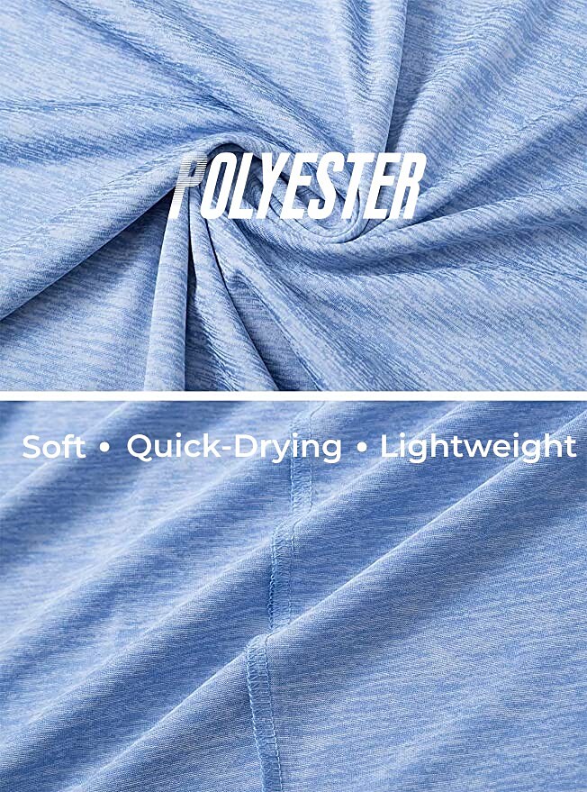 Arsuxeo Men's Workout Shirt Running Shirt Reflective Strip Short Sleeve Tee Tshirt Athletic Casual Breathable Soft Sweat wicking Fitness Gym Workout Tennis Sportswear Activewear Dark Grey Cobalt Blue