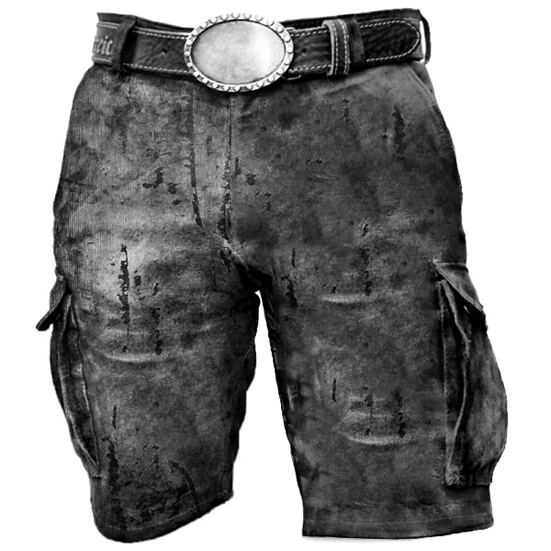 Men's Cargo Shorts Shorts Hiking Shorts Multi Pocket Graphic Prints Wearable Short Outdoor Daily Designer Casual Top