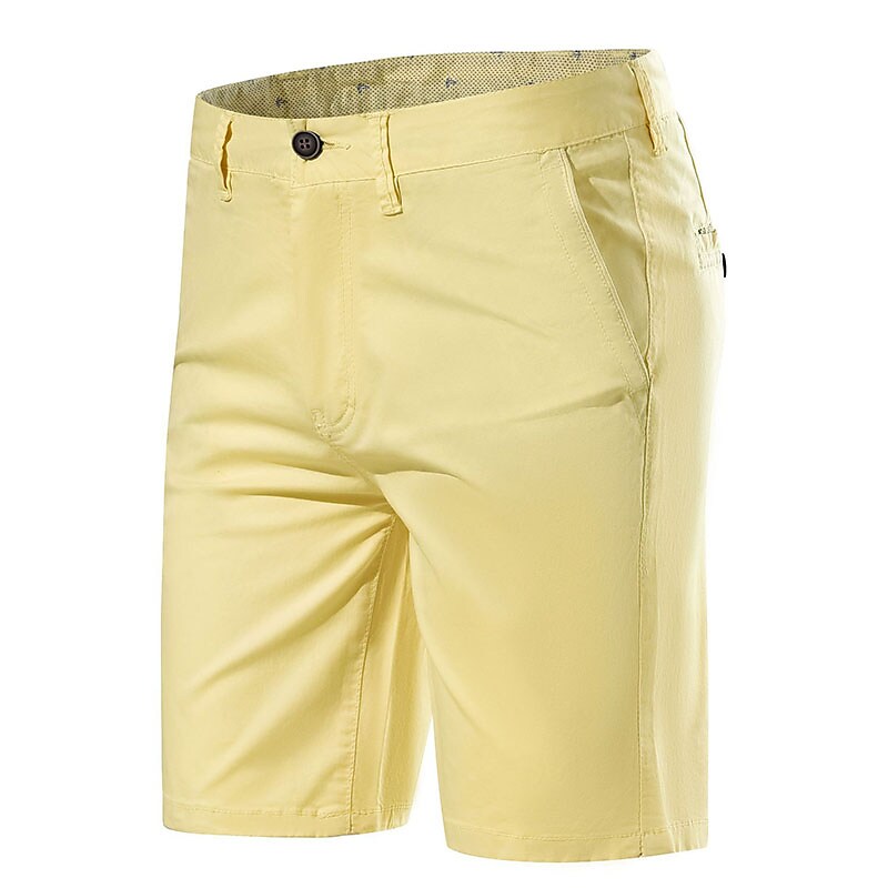 Men's shorts Pocket Plain Comfort Breathable Outdoor Daily Cotton Blend Fashion Casual Shorts 