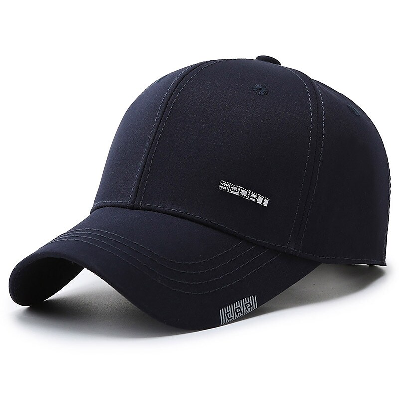 Men's Baseball Cap Print Simple Outdoor Dailywear Letter Windproof Bre