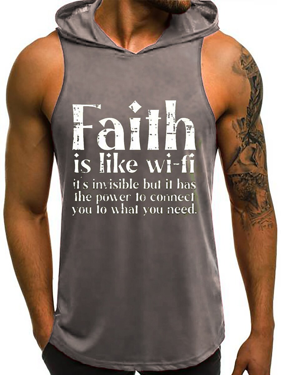 Men's Running Tank Top Gym Sleeveless Vest / Gilet Athletic Breathable Moisture Wicking Soft Fitness Workout Running Sportswear 