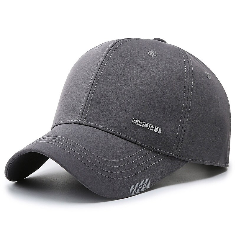 Men's Baseball Cap Print Simple Outdoor Dailywear Letter Windproof Bre