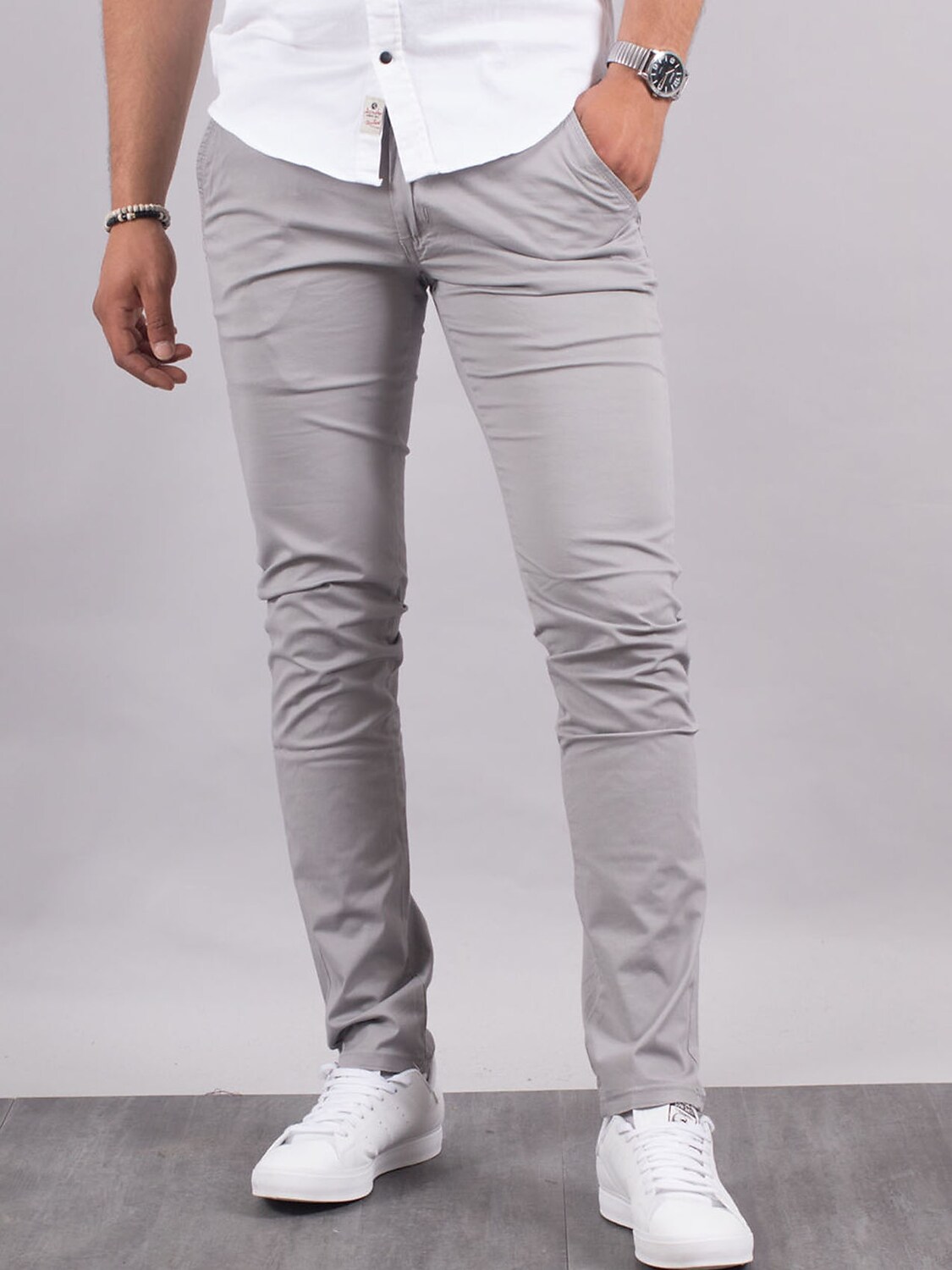 Men's Trousers Pocket Plain Comfort Breathable Outdoor Daily Going out 100% Cotton Fashion Streetwear Pants