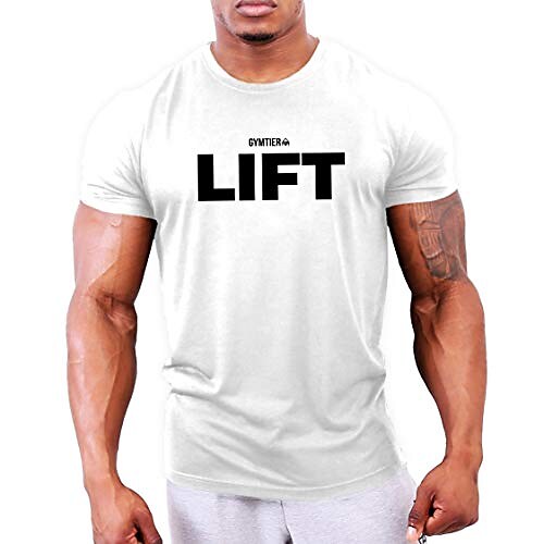Odybuilding T-shirt | Men's Gym T-shirt Training Clothing White