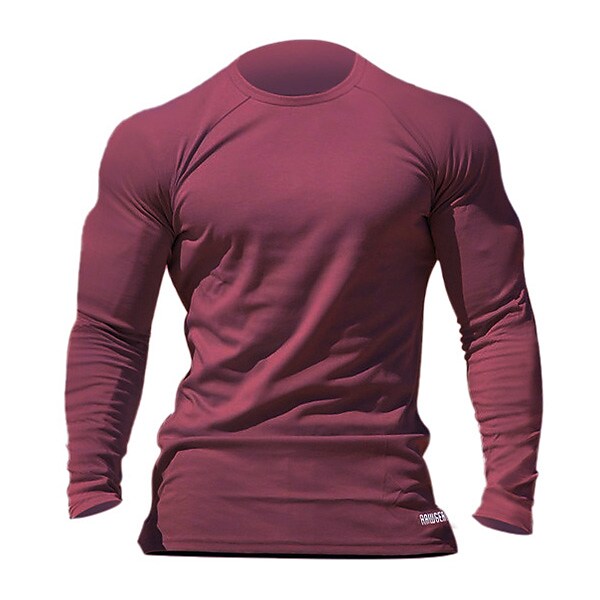 Men's Workout Shirt Running Shirt Long Sleeve Top Athletic Athleisure