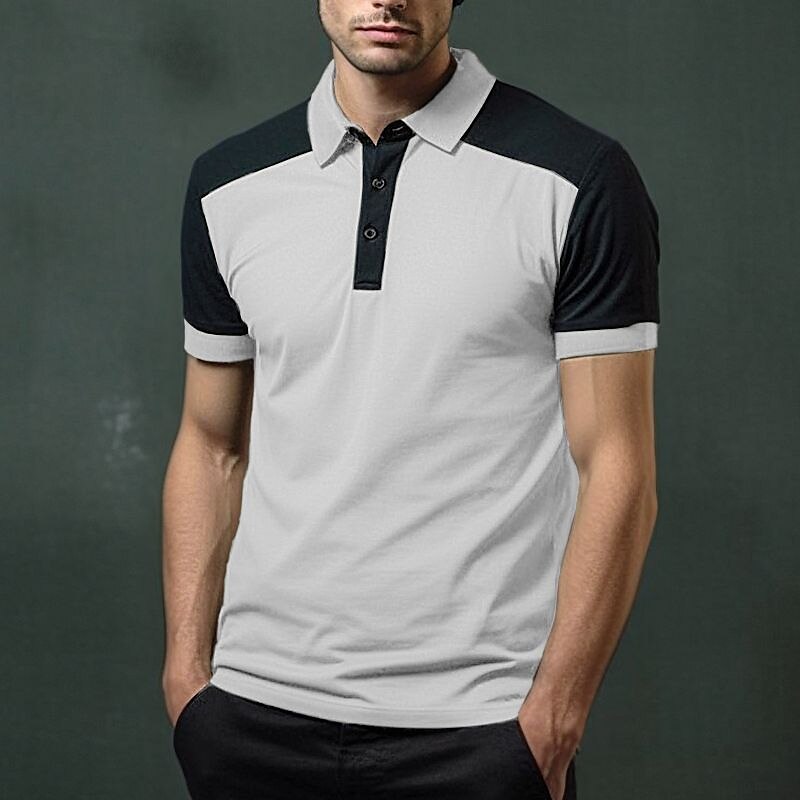 Men's Golf Outdoor Casual Fashion Designer Comfortable Soft Short Sleeves T Shirt