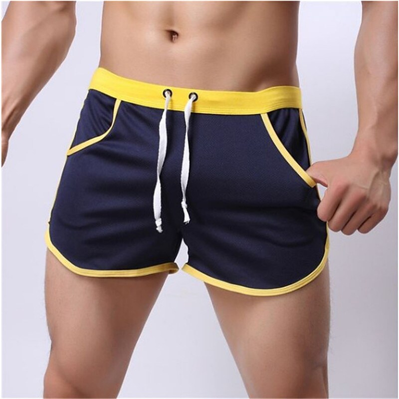 Men's Swim Shorts Swim Trunks Board Shorts 3 inch Elastic Waist Color Block Comfort Breathable Short Sports Bathing 