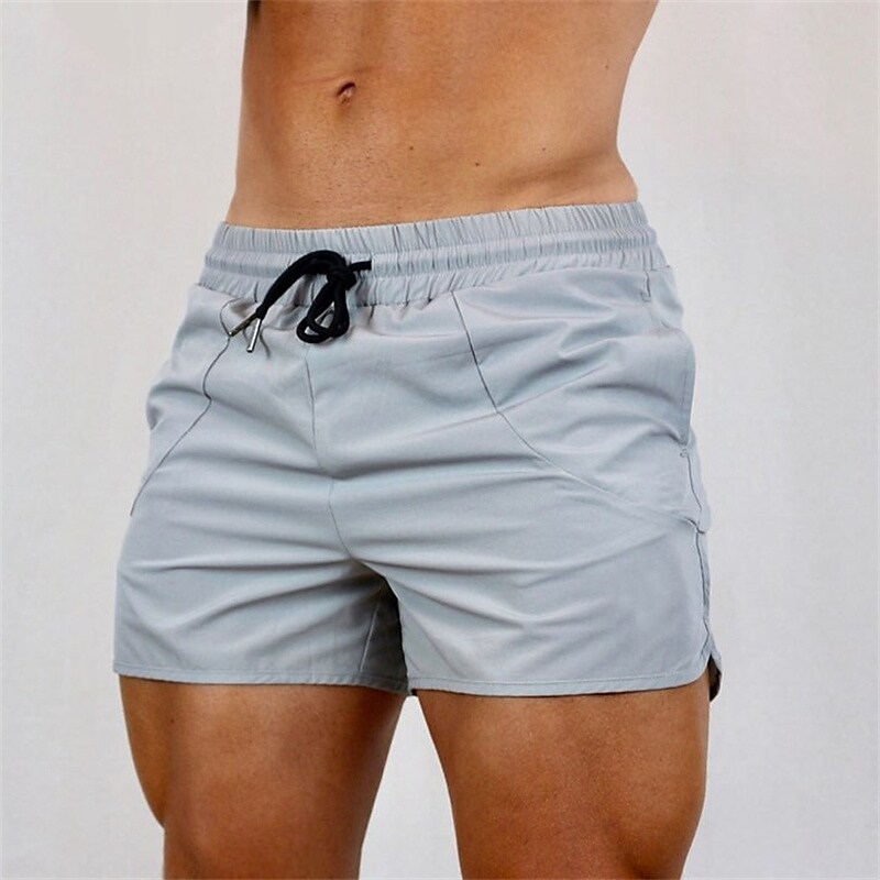 Men's Athletic Casual Shorts Pocket Drawstring Elastic Waist Plain Comfort Quick Dry Outdoor Shorts