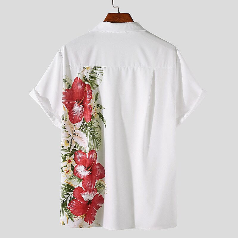 Men's Hawaiian Shirt Graphic Prints Beach Turndown Casual Holiday Shor