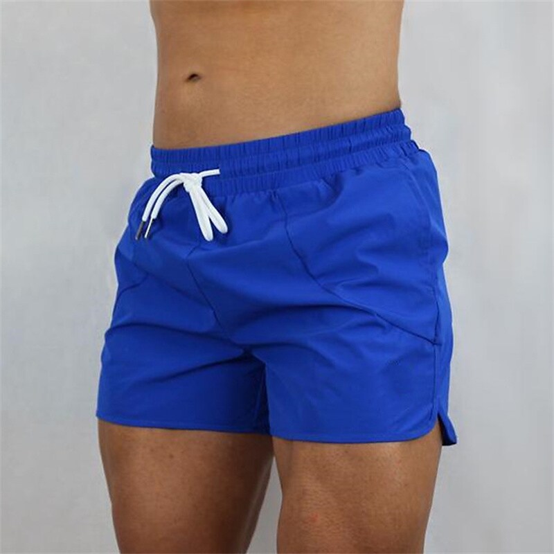 Men's Athletic Casual Shorts Pocket Drawstring Elastic Waist Plain Comfort Quick Dry Outdoor Shorts