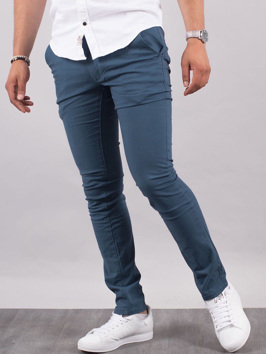 Men's Trousers Pocket Plain Comfort Breathable Outdoor Daily Going out 100% Cotton Fashion Streetwear Pants