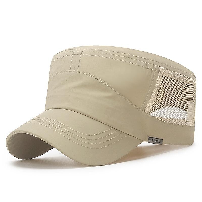 Women and Men's Cap Basic Everyday Outdoor Style Hat Trucker Dad Flat Top Adjustable Classic Mesh Breathable Baseball Cap