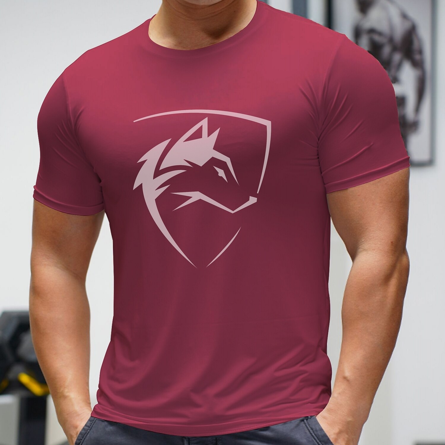 Men's Workout Running Shirt Short Sleeve Tee Athletic Athleisure Breathable Moisture Wicking Soft Fitness Gym Sportswear 