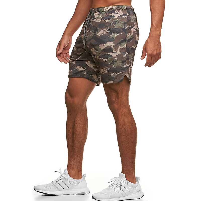 Men's Active Casual Shorts Print Camouflage Comfort Breathable Outdoor Daily Going out Fashion Streetwear 