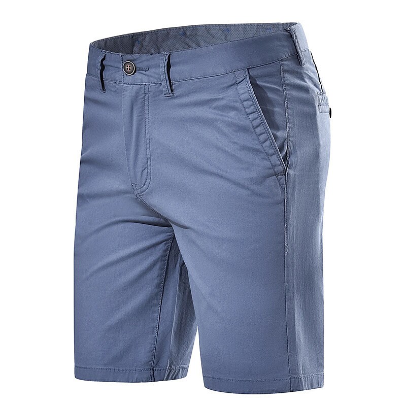 Men's shorts Pocket Plain Comfort Breathable Outdoor Daily Cotton Blend Fashion Casual Shorts 