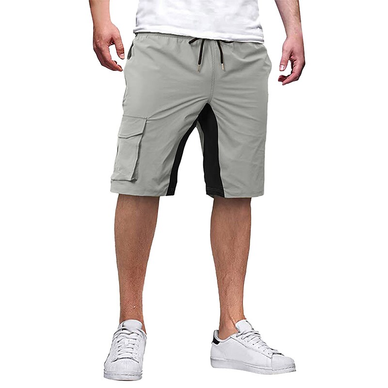 Men's Cargo Shorts Casual Shorts Pocket Plain Comfort Breathable Outdoor Daily Going out Casual Shorts 
