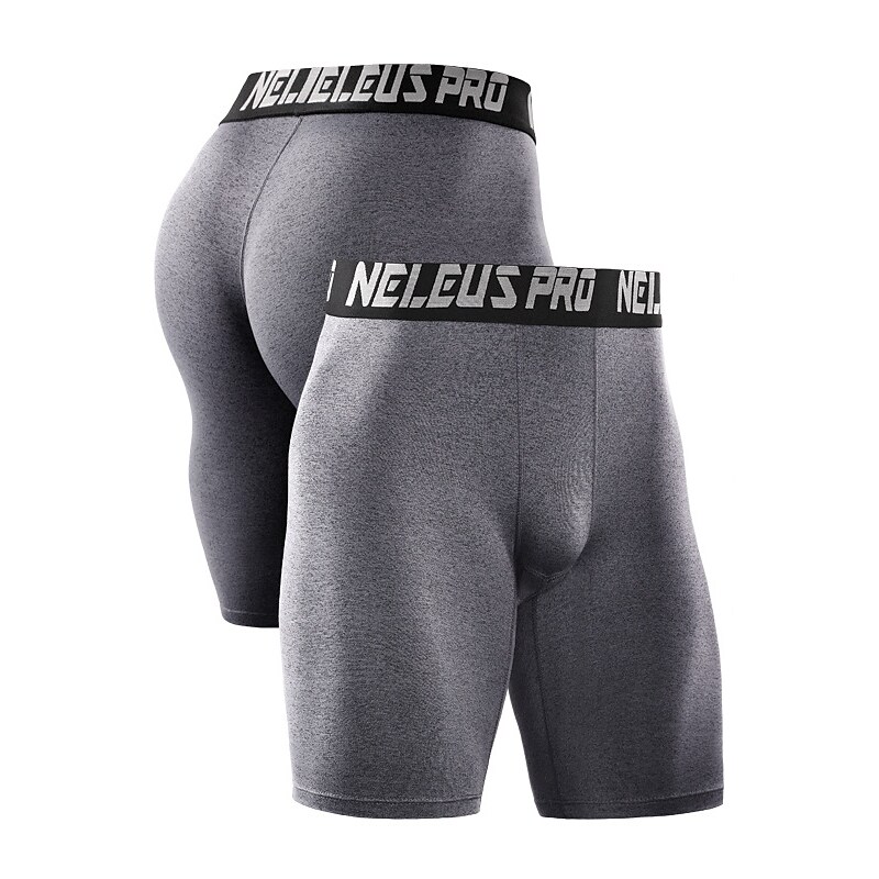 Men's Running Shorts Compression Shorts Bottoms Athletic Athleisure Breathable Moisture Wicking Soft Yoga Fitness Gym Workout Sportswear Activewear Black White Pink