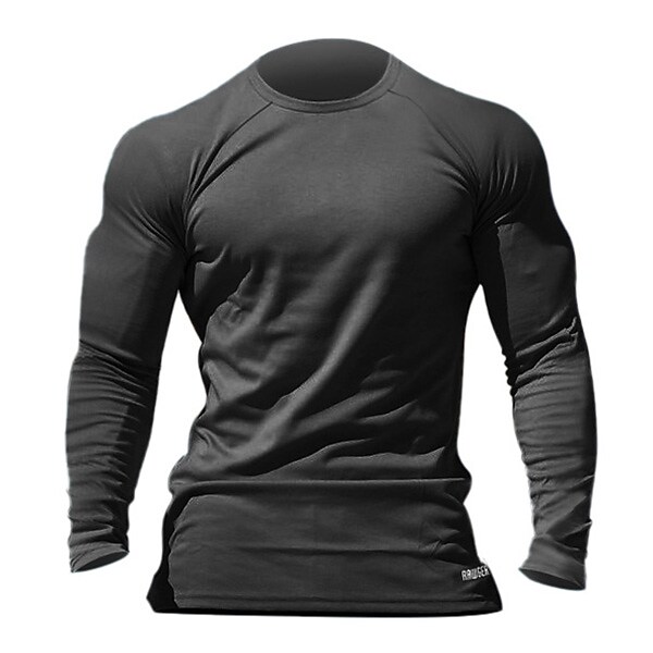 Men's Workout Shirt Running Shirt Long Sleeve Top Athletic Athleisure