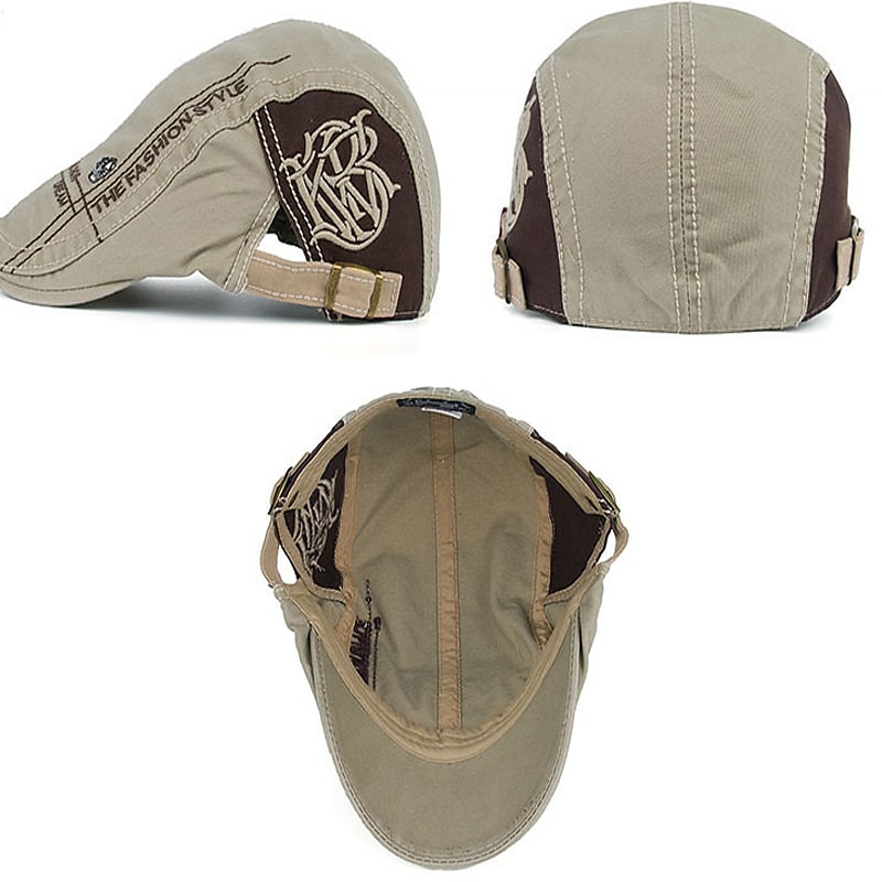 Men's Flat Newsboy Cap Newsboy 1920s Fashion Modern Contemporary Gentl