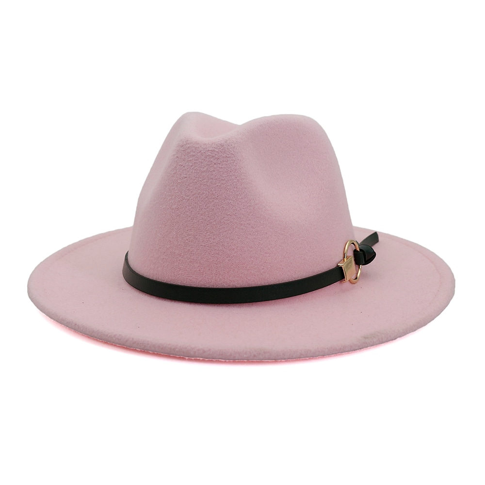 Men's Fedora Hat Brim Hat Black Yellow Party Solid Colored