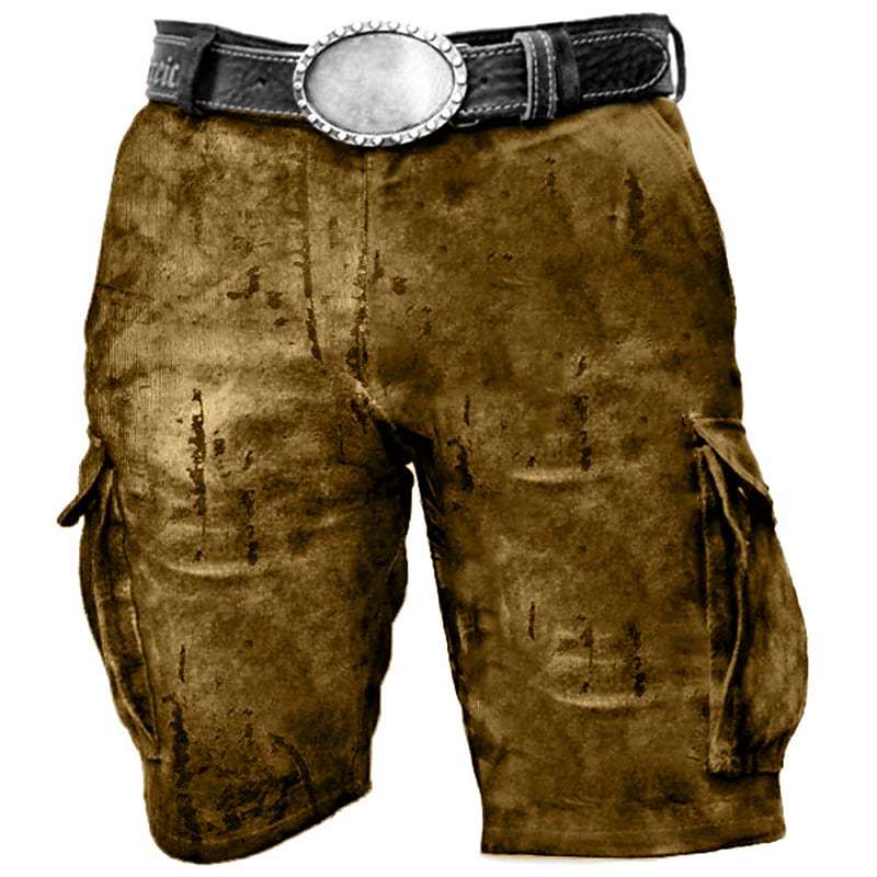 Men's Cargo Shorts Shorts Hiking Shorts Multi Pocket Graphic Prints Wearable Short Outdoor Daily Designer Casual Top