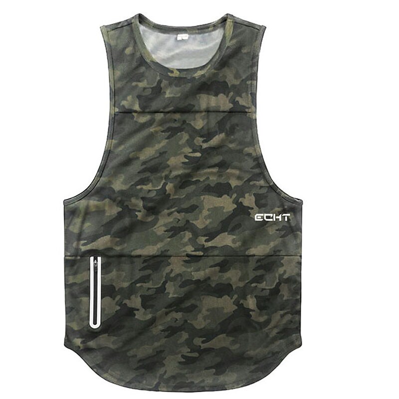 Men's Undershirt Letter Graphic Prints Crew Neck Daily Sports Sleevele