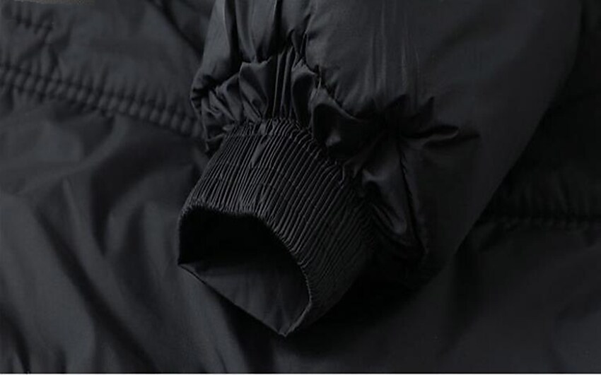 Men's Casual Zipper Windproof  Solid Color Outerwear Warm Coat