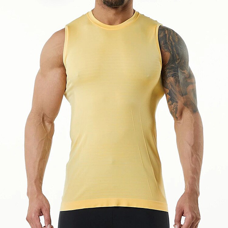 Men's Running Tank Top Sleeveless Base Layer Athletic Breathable Quick
