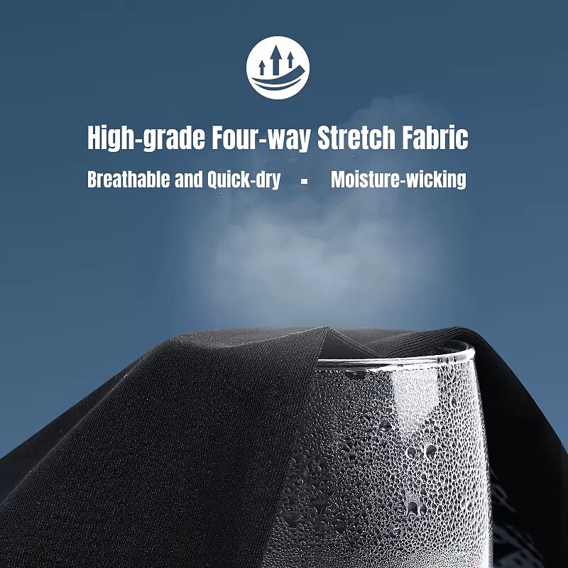 Men's Jersey Long Sleeve Compression Athletic Breathable Compression Sweat wicking Fitness Gym Running Sportswear