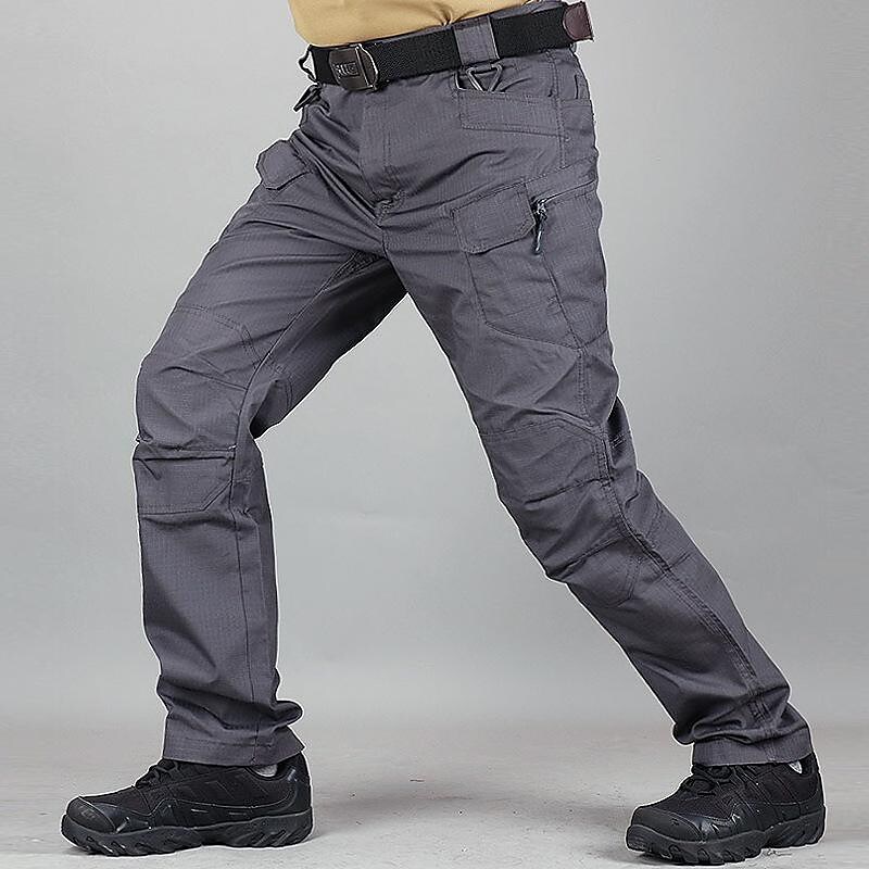 Men's Hiking Pants Trousers Tactical Cargo Pants Outdoor Windproof Bre