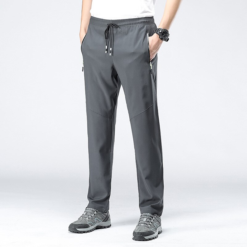 Men's Hiking Pants Trousers Waterproof Pants Outdoor Breathable Quick Dry Stretchy Comfortable Bottoms Drawstring Elastic Waist  Hunting Fishing Climbing 