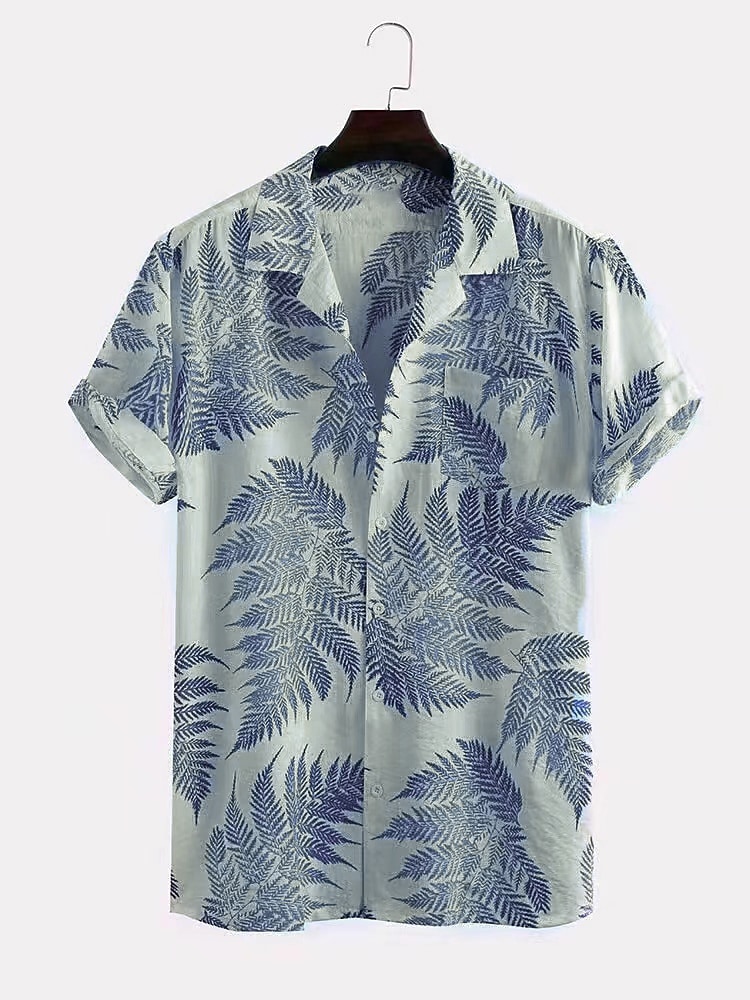 Men's Summer Hawaiian Shirt Collar Shirt Aloha Shirt Graphic Prints Co