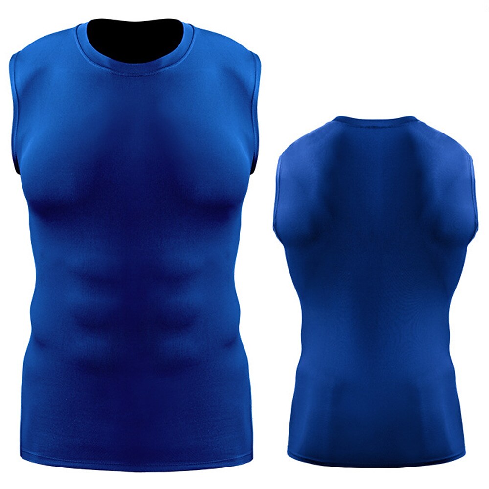 Men's  Tank Top Sleeveless Compression Athletic Spandex Breathable Soft Sweat wicking Running Jogging Training Sportswear 