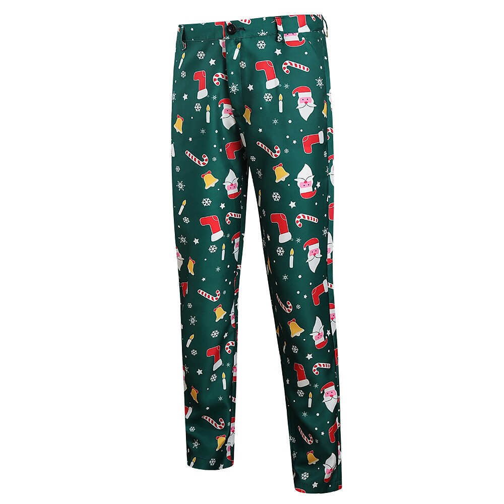 Men's Christmas Gift Outdoor Rainbow Inelastic Full Length Pants